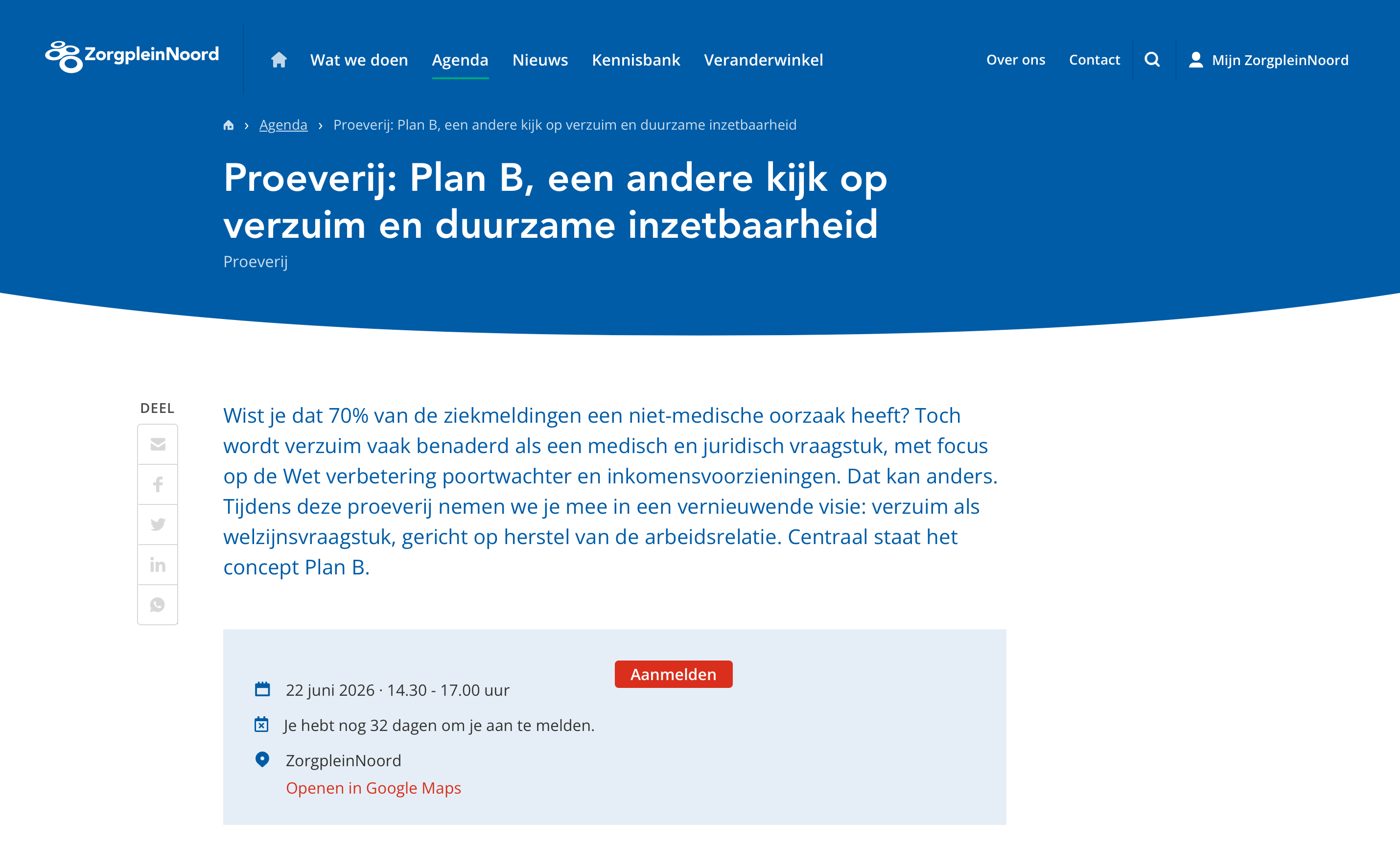 Proeverij Zorgplein-Noord toont een andere kijk op verzuim